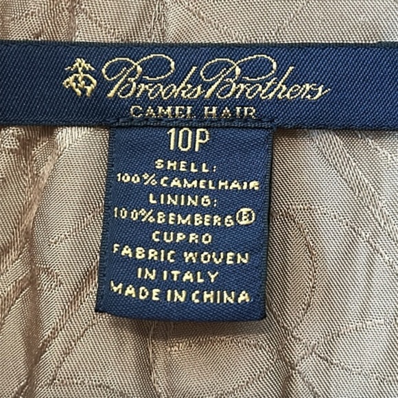 Brooks Brothers Loro Piana Baby Camel Hair Blazer Jacket Size 10P - Picture 7 of 15